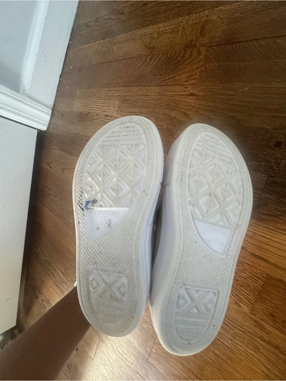 Converse Kids Cream Canvas Low-Top Sneakers